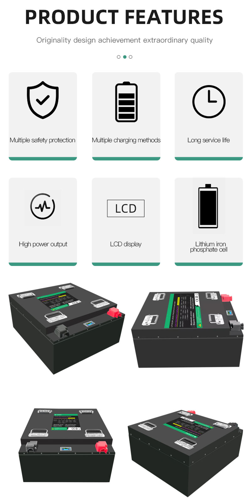 lithium ion battery pack for ev ups agv