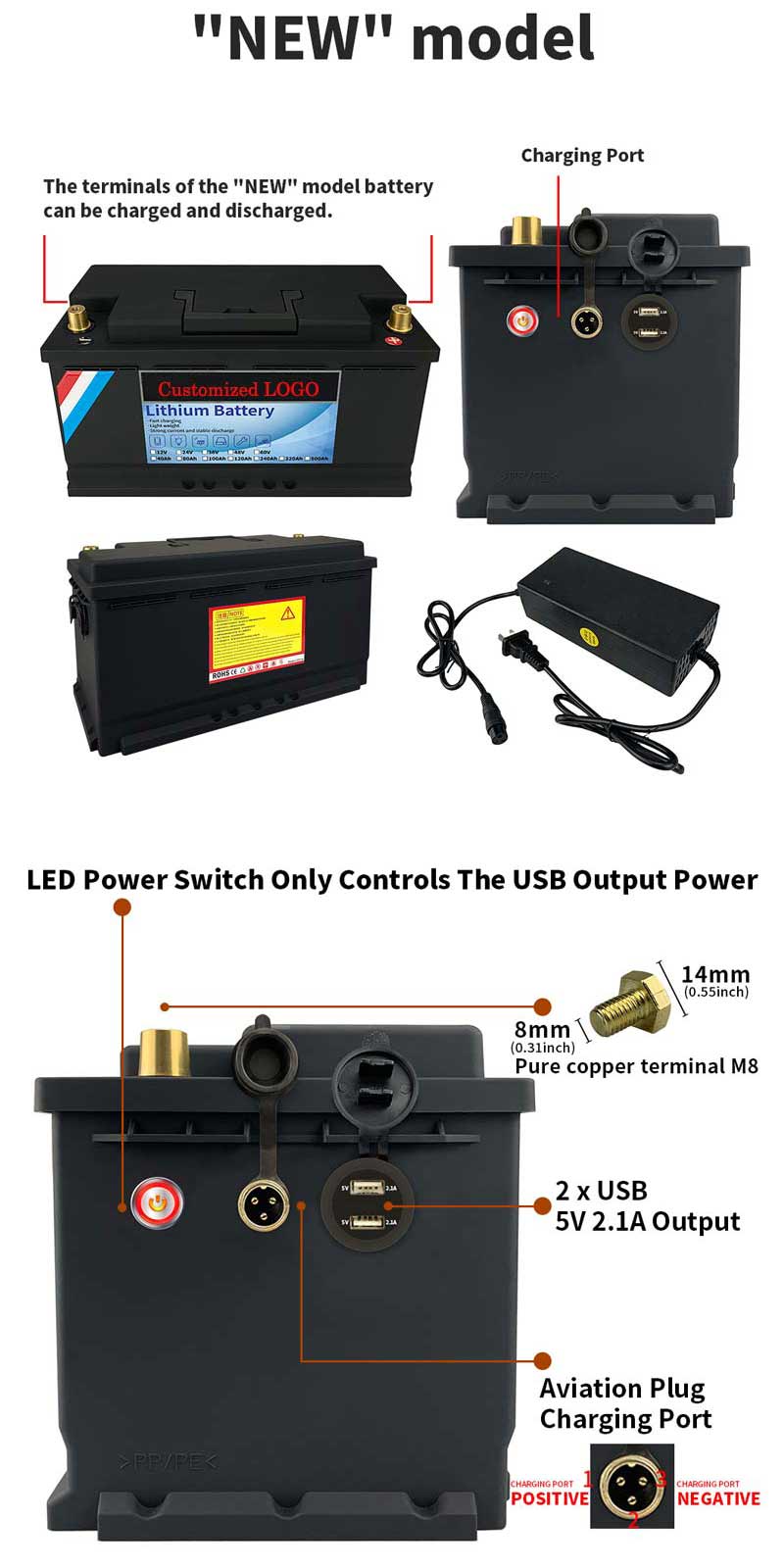 Lifepo4 Battery Pack 12v 24v