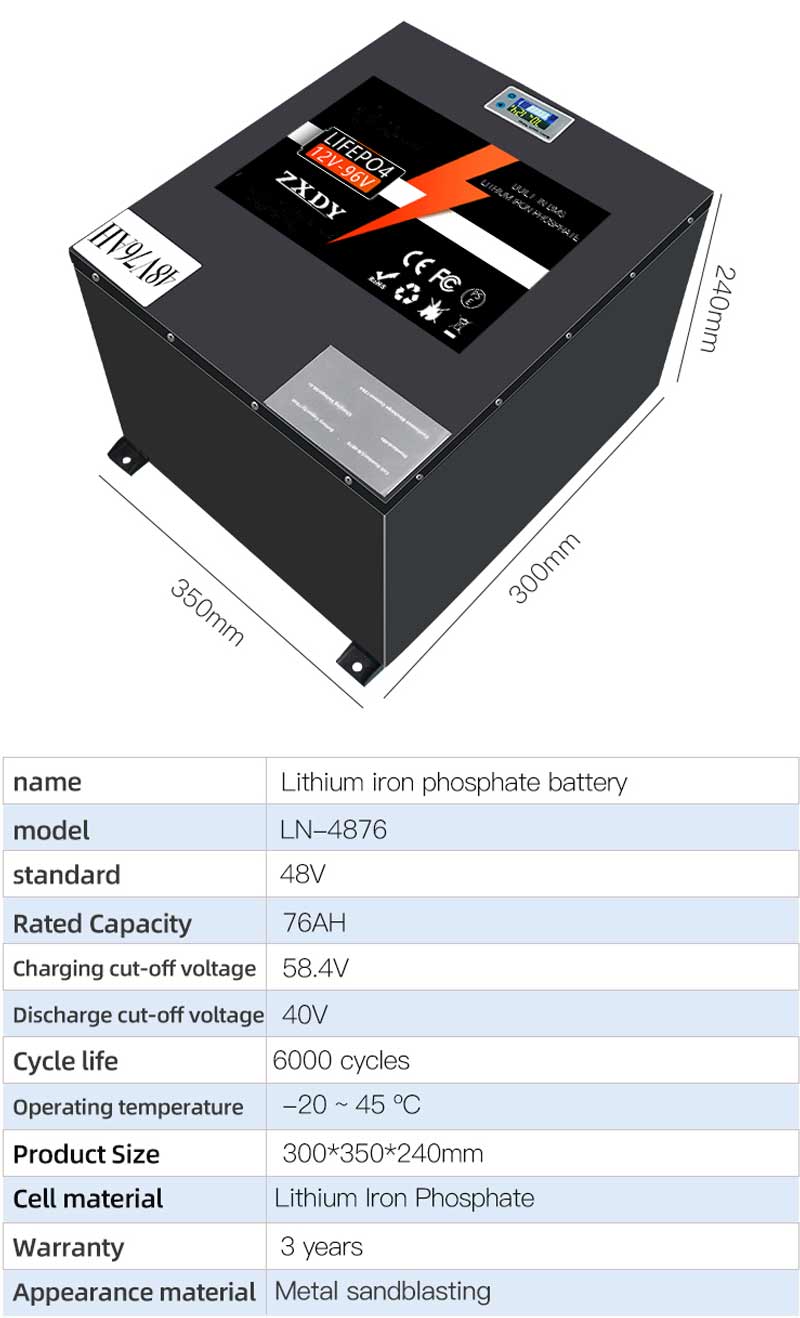 Golf Cart Battery Lifepo4