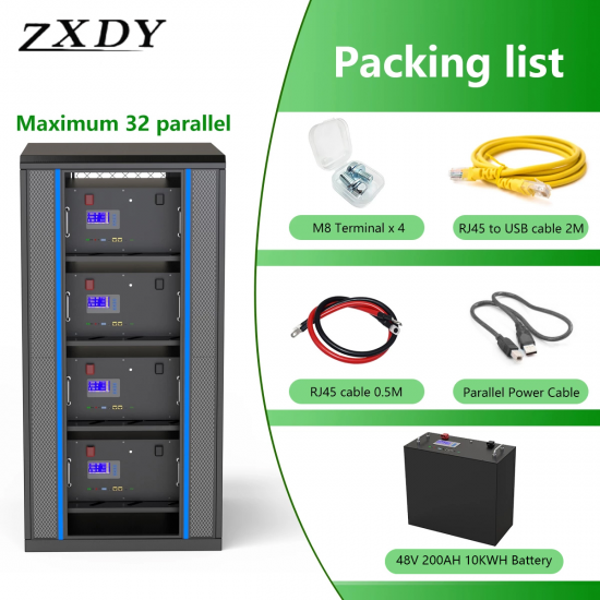 Rack Mount Lithium Battery 48v 200ah
